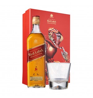 Johnnie Walker Red Label Gift Set with 1 Glass