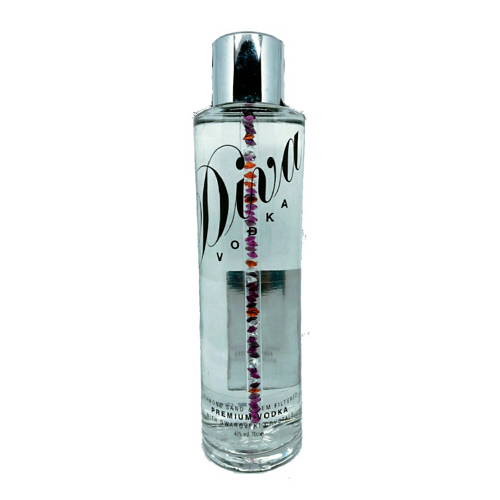 Diva Diamond & Gem Filtered Premium Vodka Swarovski Crystals