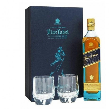 Johnnie Walker Blue Label Crystal Glass Set (Limited Edition)