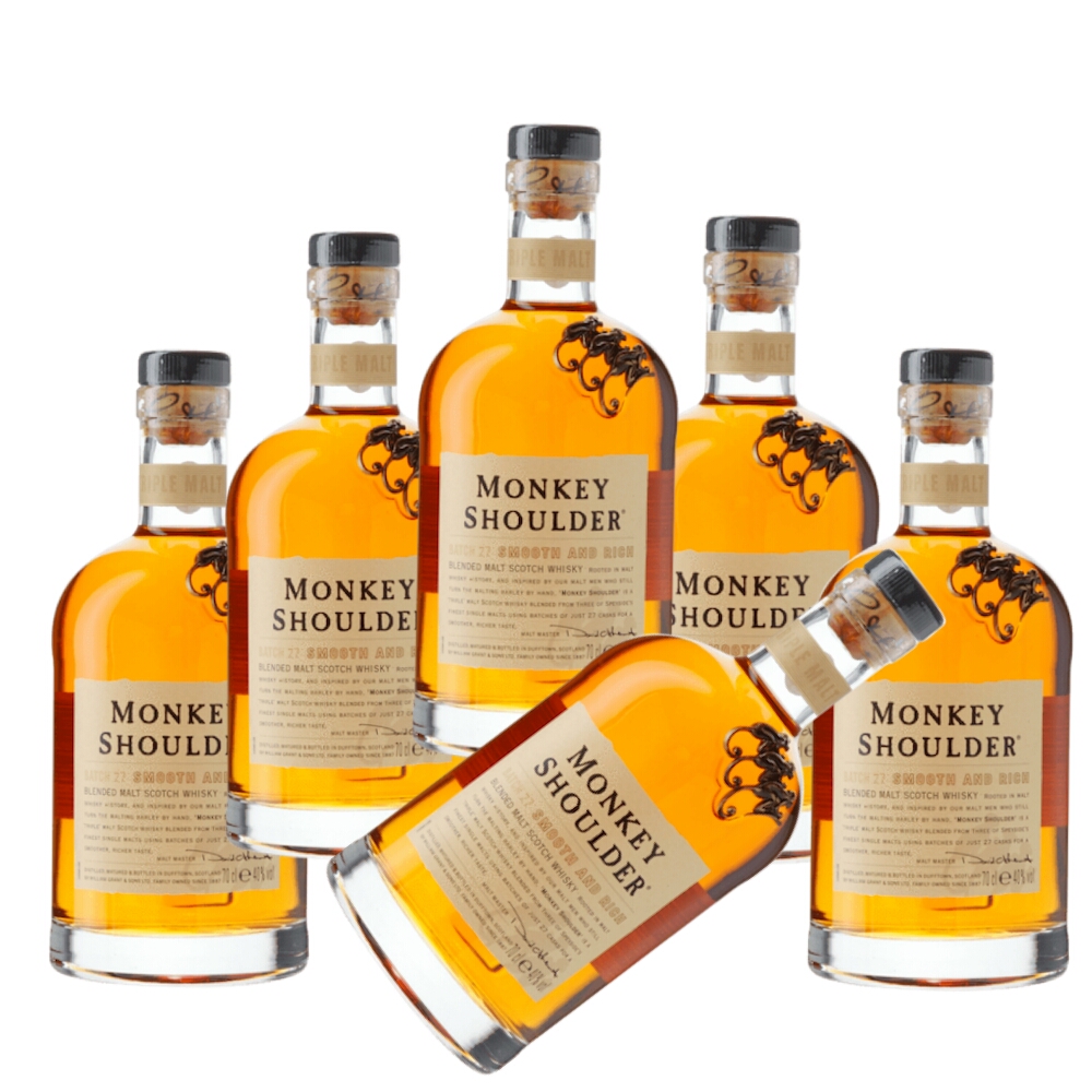 Monkey Shoulder Blended Malt Whisky  5+1 Bundle