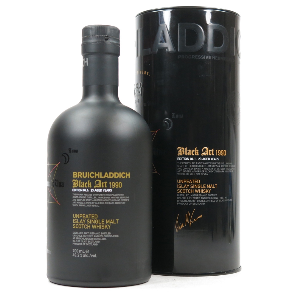 Bruichladdich Black Art 4th Ed 23YO 1990 Unpeated Single Malt